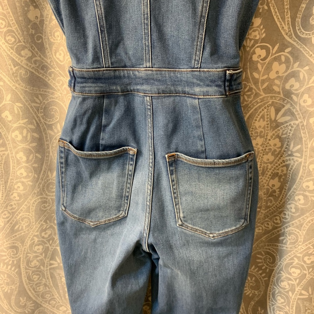 NWT Good American “fit for success” denim jumpsuit - Picture 9 of 13